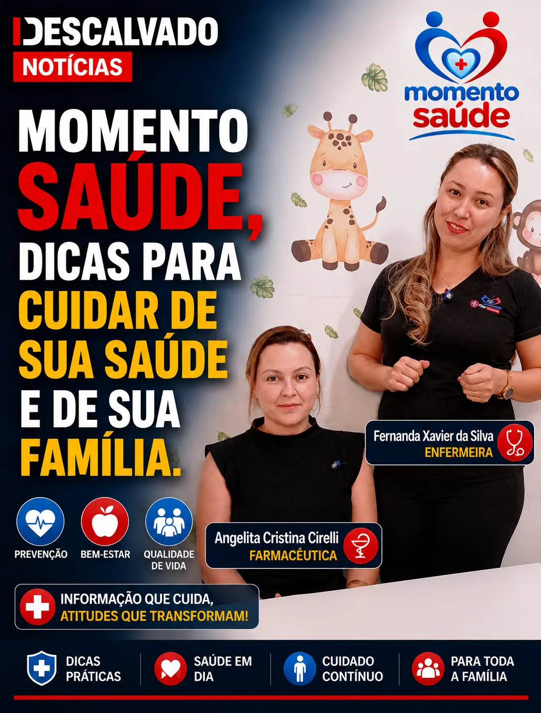 Momento Saúde estreia com orientações sobre vacinação e importância de manter a imunização em dia