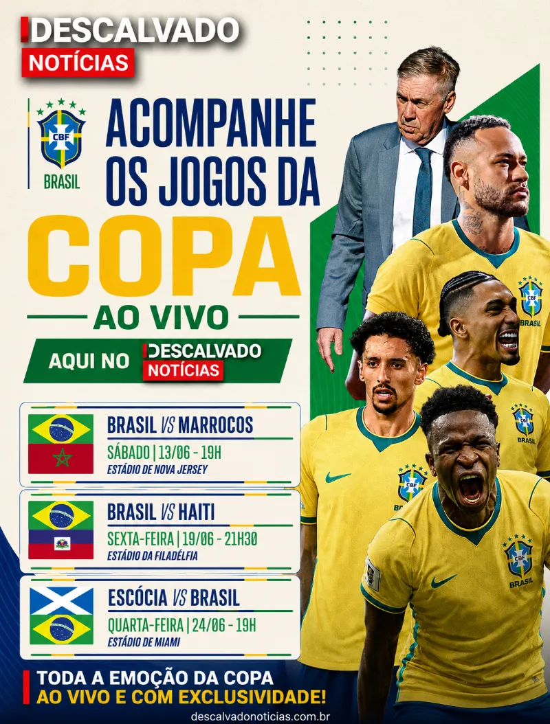 Fim dos testes, agora o foco é a Copa do Mundo!