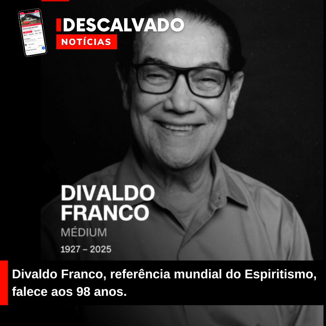 Divaldo Franco, referência mundial do Espiritismo, falece aos 98 anos