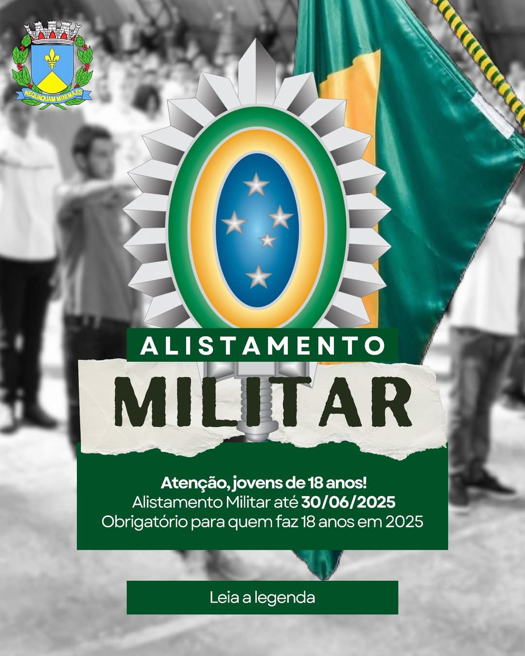 Alistamento Militar em Descalvado vai até 30 de junho de 2025