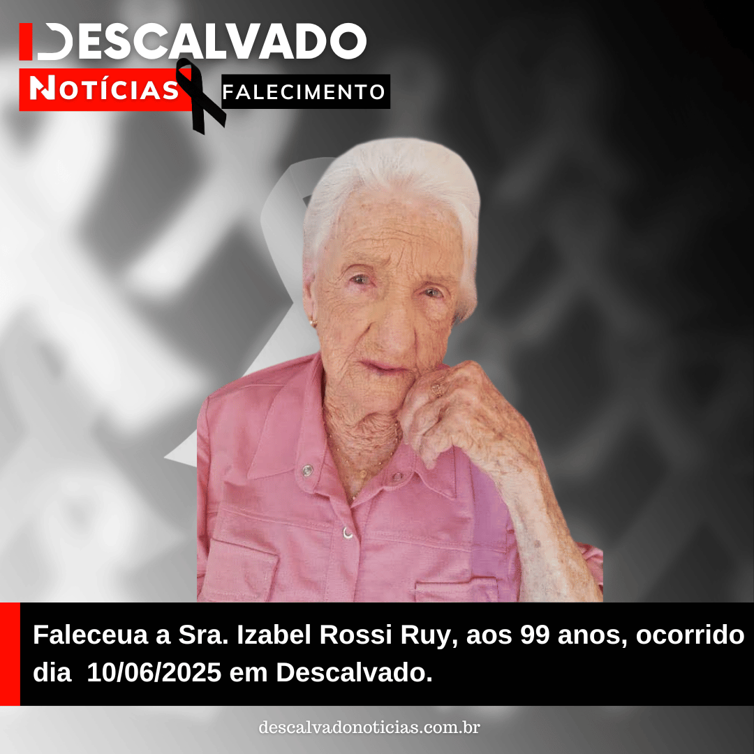 Sra. Izabel Rossi Ruy, aos 99 anos