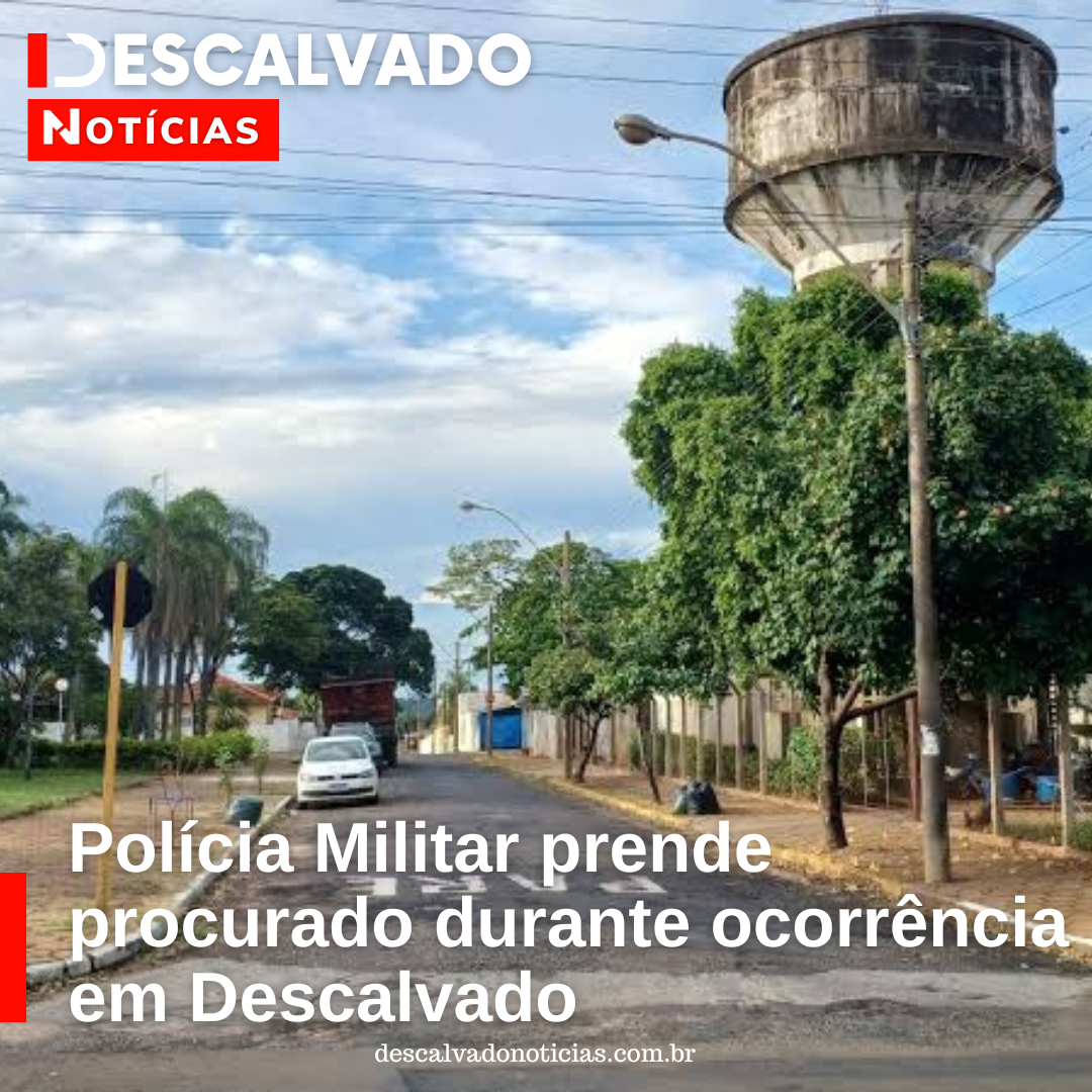 Polícia Militar prende procurado durante ocorrência em Descalvado